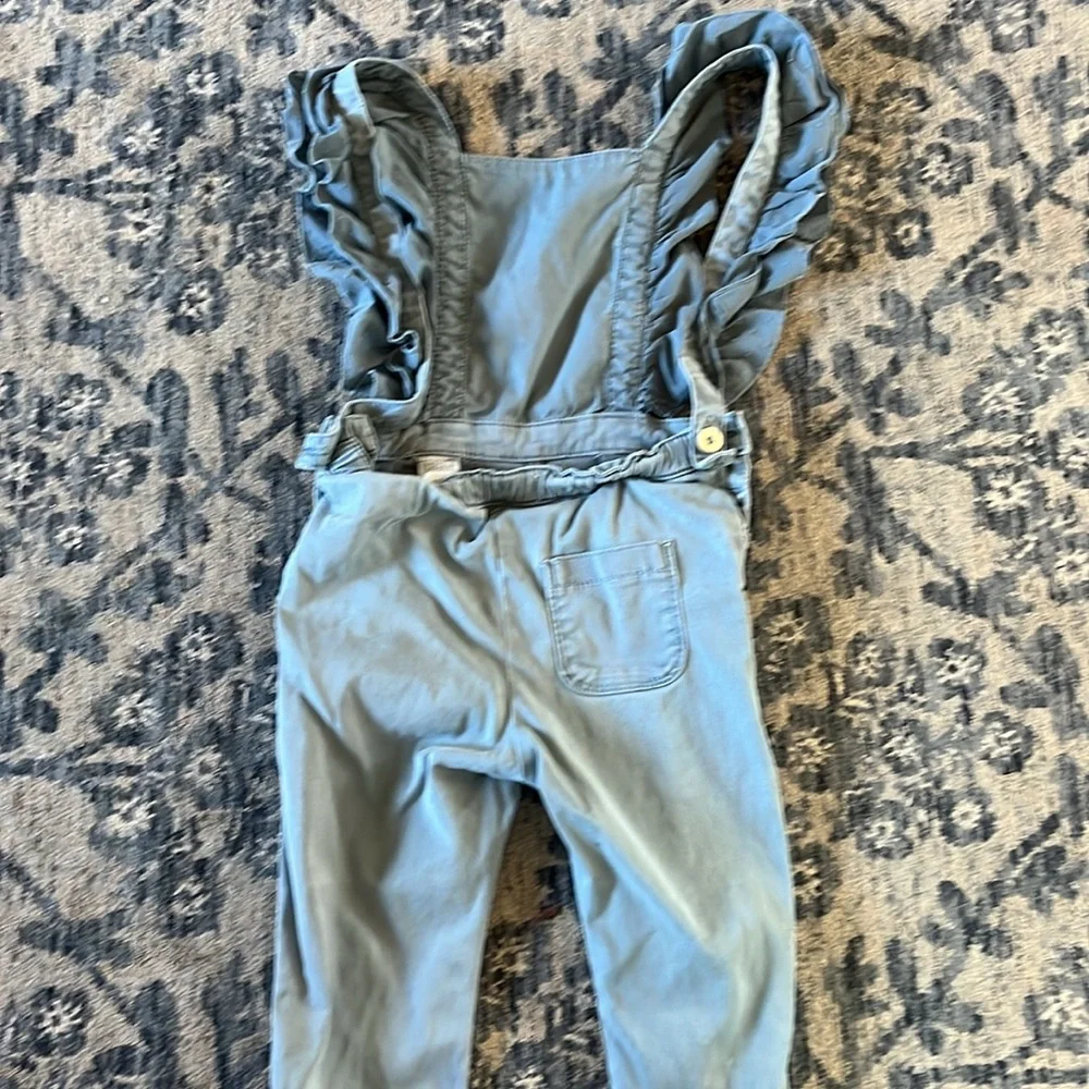 Zara ruffle overalls 4t - Picture 4 of 5